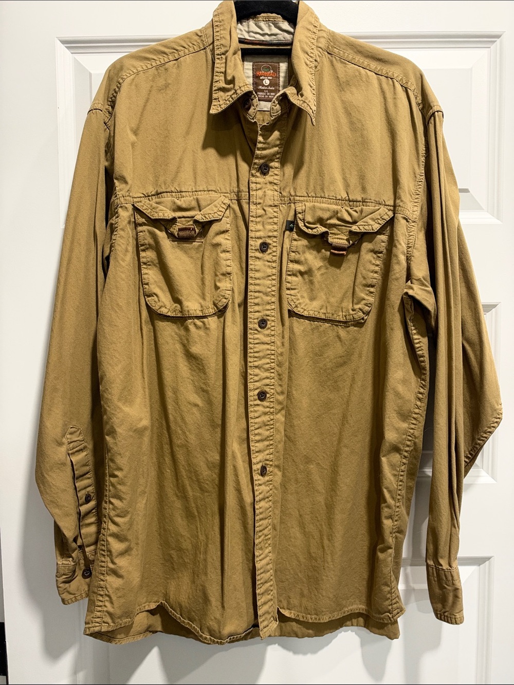 NEW RedHead Men's Tan Lightweight Utility Hunting Shirt Jacket
